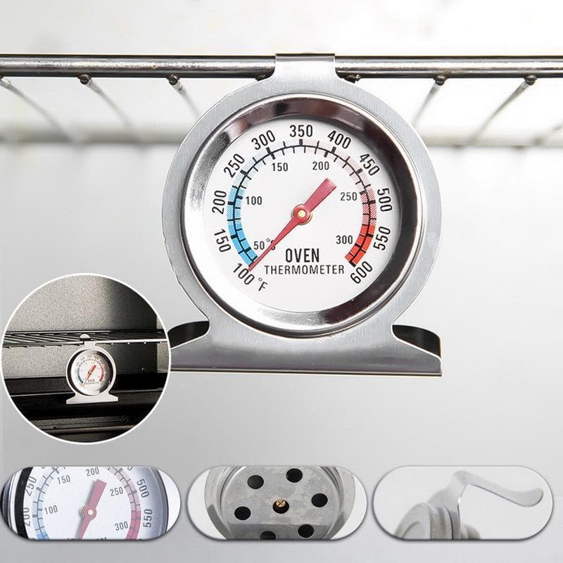 Termometer Oven Analog Stainless Steel 50-300°C untuk Baking & Memasak 4