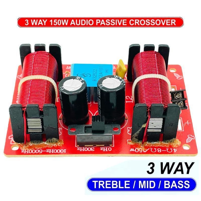 Crossover Pasif 3 Way 150W Treble Middle Bass Kapasitor EPCOS Original 3