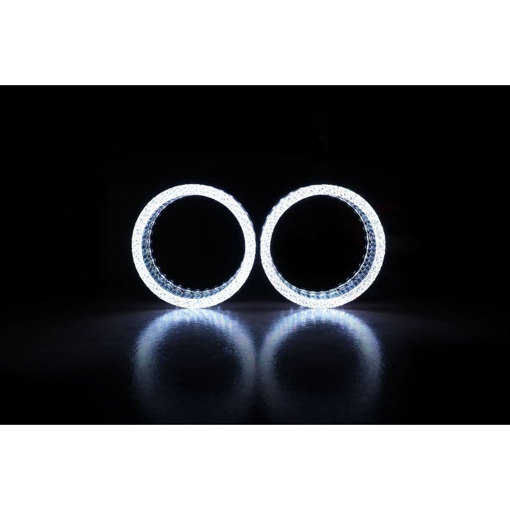 Shroud BiLED Akrilik Crystal 5D Polosan Putih Premium (1 Pcs / 1 Pasang) 4